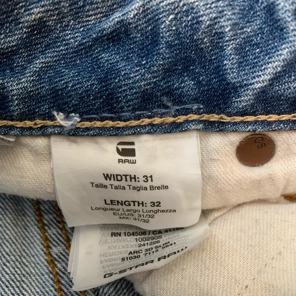 G-Star 3D Arc Ripped Jeans